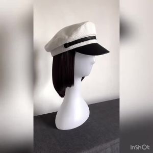 Autumn Winter Captain Military Hats Men Women Big Size Woolen Flat Top Sun Cap Navy Hat Casual Retro Sailor Hats Painter Berets