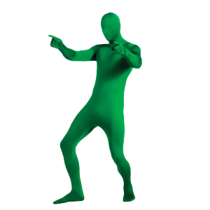 Baju Green Screen Chroma Key Kostum Full Badan Green Screen Clothes Profesional