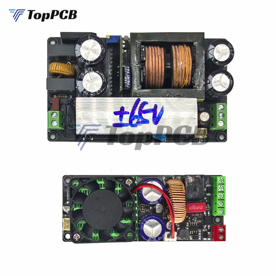 thumbnail image 2 of 500W HiFi Class D Digital Power Amplifier Board - TPA3116 Stereo Sound IRS2092S Audio Module 2 of 14
