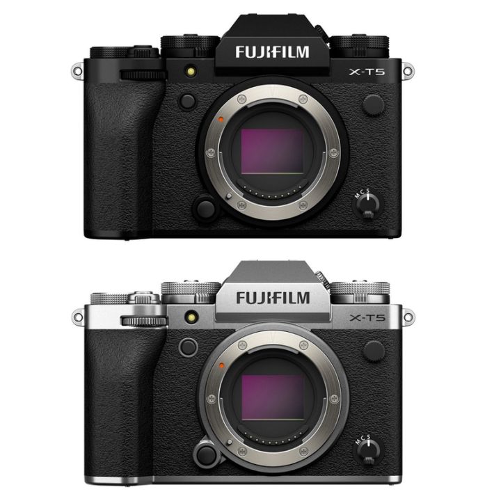 FUJIFILM X-T5 (Black or Silver XT5) Mirrorless Digital Camera Body Only
