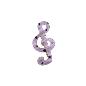 SWEET ELVES Creative Musical Note Hairpins Anti Slip Acrylic Striped Hair Barrettes Lovely Elegant Side Clips Daily