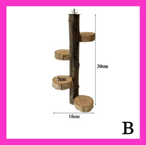 🇸🇬 Parrot Standing Perch Natural Wood Perches Pet Budgie Toy