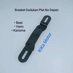 Breaket Dudukan Plat No Depan Honda Beat Vario Supra X 125 Beat Street Karisma