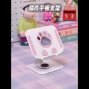 (HD1)Desktop Lazy Phone Tablet Stand 360 Degree Rotating Metal Aluminum Alloy Foldable Portable Support Desktop Lazy Phone Tablet Stand Putaran 360 darjah Sokongan Lipat Mudah Alih Aloi Aluminium Logam