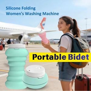Portable Collapsible Bidet Travel Foldable Private Part Wash Female Wash Portable Bidet Spray Set