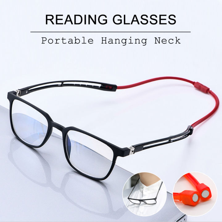 Lunettes De Lecture Suspendues Au Cou LUFF – HD Anti-rayures – Pochette Incluse – Idéales Pour éviter De Les Perdre