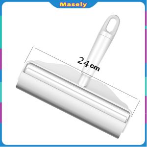 Masely Floor Hair Sticky Roller Sticky Dust Paper Tearable Adhesive Brush Lengthened Household