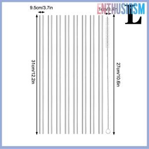 【Enthusiasm】🌟🌟【Hot Sale】🎈 6 Pack Replacement Straws Compatible Stanley 40oz Tumbler Plastic Clear Reusable For Travel Tumbler Ice Cup Straw Set