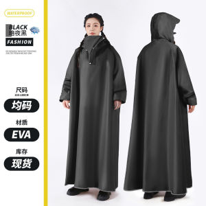 เสื้อกันฝนมอเตอร์ไซค์แบบหนา เสื้อกันฝนผู้ใหญ่ กันน้ำ มีฮู้ด และเสื้อกันฝนยาว สำหรับผู้ชายและผู้หญิง