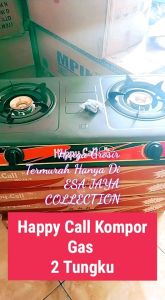 ESA Kompor Gas 2 Tungku Happy Call Berkualitas Body Kokoh