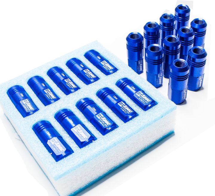 D1 Spec Racing Wheel/lug Nuts set with different colors designed for