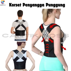Posture Corrector Belt Penyangga Pelurus Punggung Generasi ke 3 Korset Tulang Belakang Pria Wanita