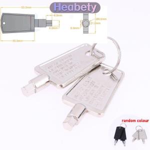 Heabety  2pcs tủ đông tủ lạnh cửa Key khóa ngũ giác phím phần phụ kiện cho Haier