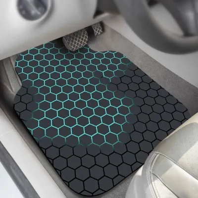 TRANA Non-Slip Car Floor Mats Water Absorption Wear-Resistant Decorative Car Mats Universal Dirt-Resistant Universal Foot Pads For Vehicles