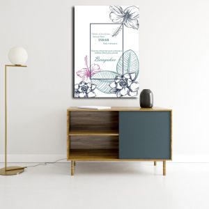 HIASAN DINDING ISLAMI 20X30 CM HIASAN RUANG TAMU WALL DECOR PAJANGAN DINDING POSTER KAYU ISLAMI