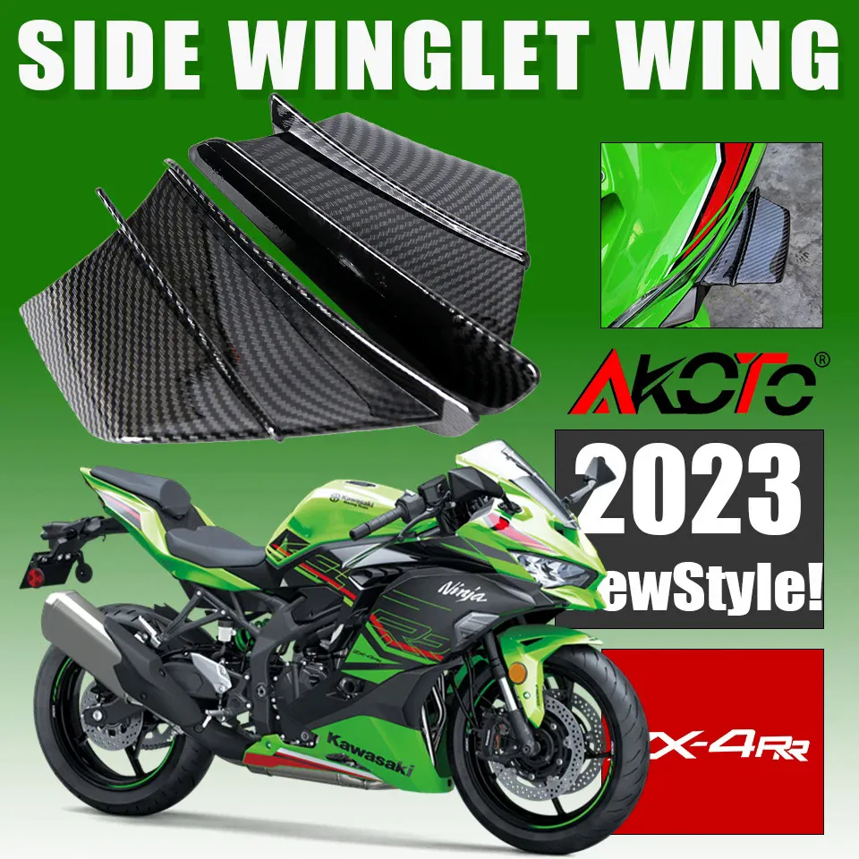 ZX25R/ZX4R 凄く カーボンフロントウイングレット