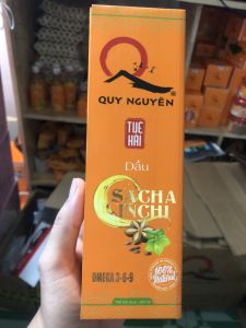 Dầu Sacha Inchi Quy Nguyên chai 250ml - chùa Long Hương