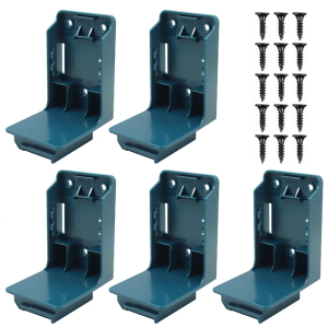 5pcs Holder Mounts Bracket Fixing Storage Shelf Stand & Tool Rack for Secure Installation in Garage or Workshop