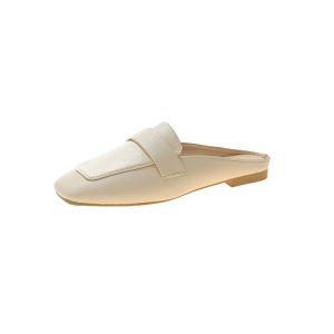 Free Shipping New Fashionable Versatile Home Slip-On Mules For Women Suitable For Summer Outdoor Wear Flat-Soled Sandals