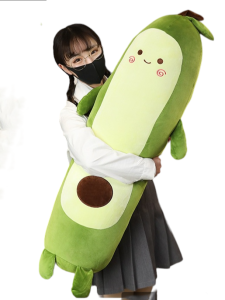 GỐI ÔM TRÁI BƠ DÀI SIZE LỚN 1 MET VẢI MINISO CAO CẤP SIÊU MỊN GÒN MỀM