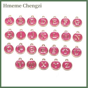 Hmeme 26Pcs Letter Alphabet Charms Initial Letter Bracelet Jewelry DIY Craft Making