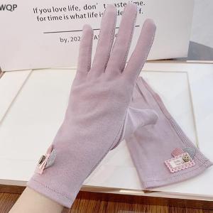 [WQP Fashion Store] Hot Sale Jewerry Women Sunscreen Gloves Summer Sun Protection Gloves Non-slip Touch Screen Gloves Cycling Driving Mittens Thin Anti-UV Gloves