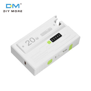 diymore 1 section 21700 battery box DIY kit with ejector plug Mobile power shell 20W fast charging Dual mode support small current
