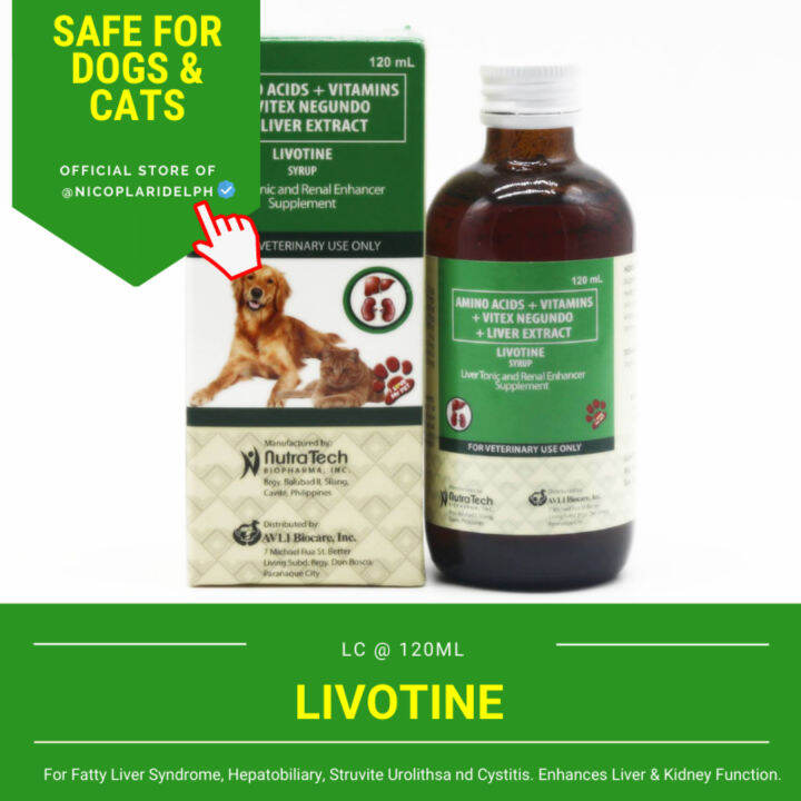 Livotine Liver Tonic and Renal Enhancer Supplement for Dogs and