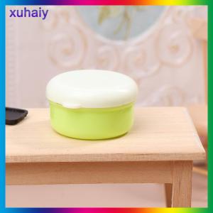 xuhaiy 1:12 Dollhouse Miniature Lunch Box Simulation Plastic Storage Box Mini Fresh Keeping Box Food Toy Model Kitchen Tableware Decor