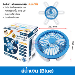 หลอดไฟบ้าน LED 160W หลอดไฟพัดลม พัดลมพร้อมหลอดไฟ ใบพัด 6 แฉก พับเก็บได้ หลอดไฟแฉก ไฟตลาดนัด หลอดไฟใบพัด หลอดไฟ 2in1 ขั้ว E27 AC 220V
