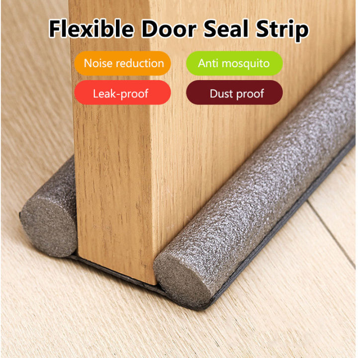 95cm Flexible Door Seal Strip Rubber Waterproof Soundproof Guard Sealer ...