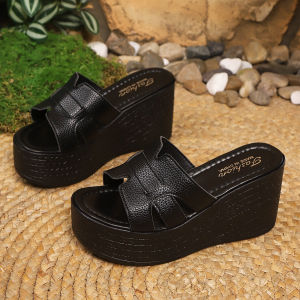 Free Shipping New Style Low-Heeled Sandals For Petite Women Summer Open-Toe Thick-Soled Hollow-Out One-Strap Sandals Sizes 34-43