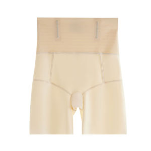 INTIMA High-waist Ice Silk Seamless Shape Pants Tummy Control Hips Lift Shapewear Safety Pants with Steel Wire Support without Curling Slimming Waist Panties for Women