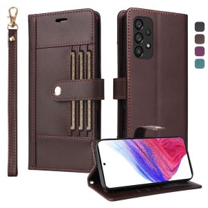 Case For Samsung Galaxy A53 A52S A52 A73 A72 A33 A32 A23 A13 A12 5G Cover Samsung A52 A32 A51 A71 4G Magnetic Leather Wallet Card Slot Flip Cover Casing