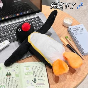 พร้อมสต็อกน่ารักเพนกวินตุ๊กตากรณีดินสอความจุขนาดใหญ่ปากกากระเป๋านักเรียนเครื่องเขียนอุปกรณ์ถุงเก็บของขวัญ