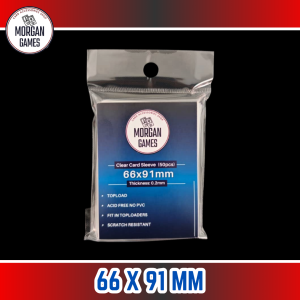 【Morgan Games】[Ready Stock] Morgan‘s Thick Clear Card Sleeve 50pcs sleeve 卡膜 | Fit for Pokemon/MGC
