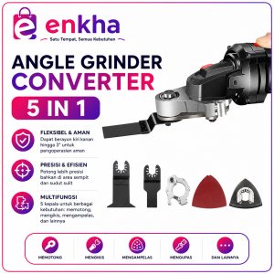 Taffware Adapter Mesin Gerinda Multifungsi Angle Grinder Converter untuk Berbagai Aksesori Gerinda