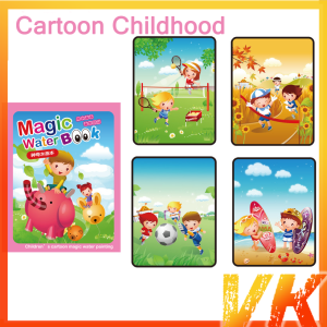 Magic Water Drawing Book Graffiti Painting Children Drawing Reusable Coloring Book Kids Gift Early Education