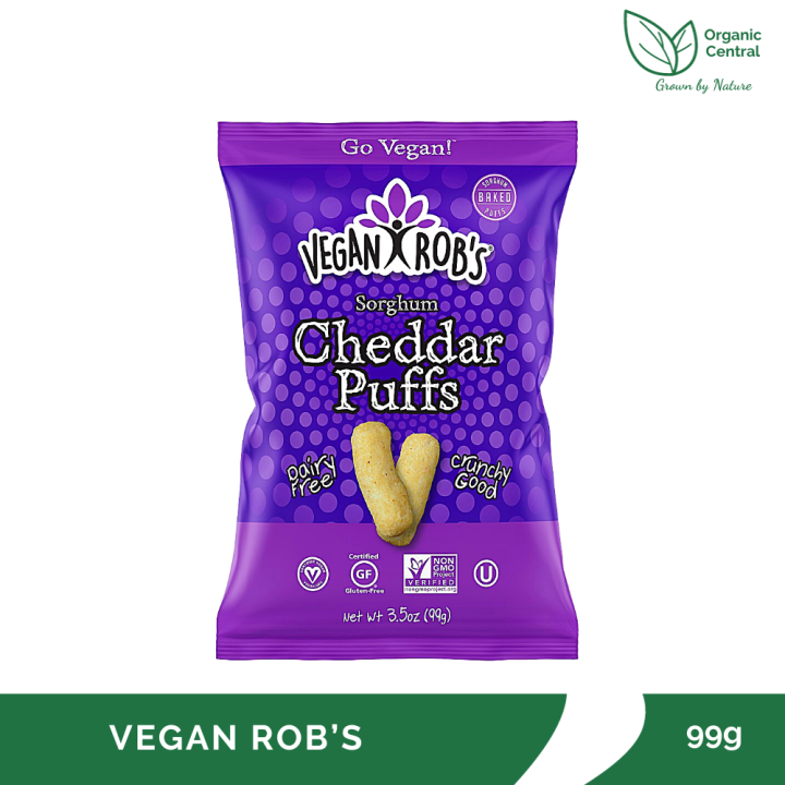 Vegan Rob's Cheddar Puffs 99g | Lazada PH