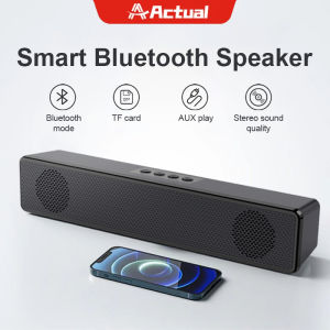 ACTUAL【COD】Jovitech Speaker Bluetooth Soundbar RGB 5 Colors LED Light Computer TV Phone TF Multifunction 5.0 Bluetooth Speaker - S19