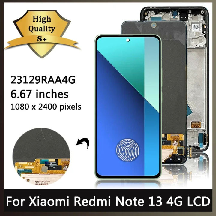 OLED for Xiaomi Redmi Note 13 4G 23129RAA4G Lcd Display Digital Touch ...