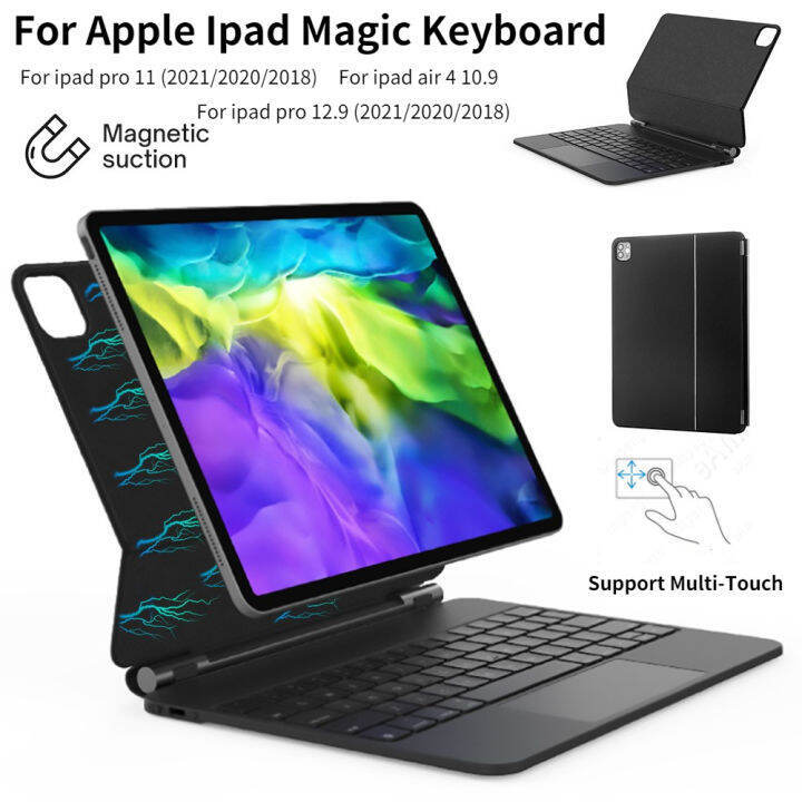 Magic Keyboard And Case iPad Case With Keyboard Compatible With iPad ...