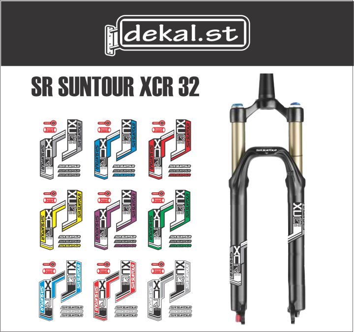 Sr Suntour Xcr Bike Fork Decals Fork Sticker With Gloss Laminate Lazada Ph