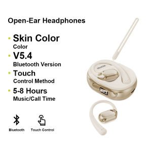 MeeGoo หูฟังบลูทูธ 08 OWS แบบเกี่ยวหู จอแสดงผล ลดเสียงรบกวน หูฟังบลูทูธไร้สาย หมุนได้ 180° เสียงHiFi หูฟังออกกำลังกาย