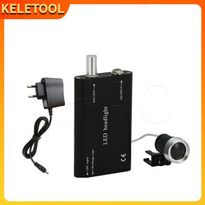 3.5X LED Dental Magnifying Glass Adjustable Angle Dental Loupes Magnifier with Light Lightweight LED Headlight