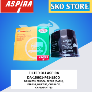 FIlter OLI DA-15601-F61-1800 OIL FILTER DAIHATSU FEROZA ZEBRA (BARU) ESPASS HIJET 55 CHARADE CHARMANT 83 Original Murah