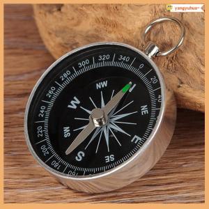 yangyuhua Stainless Steel Lightweight Emergency Compass Portable Outdoor Survival Compass Tool for Trekking Hiking Camping tool