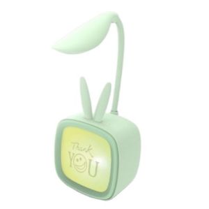 Đèn Học Để Bàn Kiêm Đèn Ngủ Hình Chiếc Lá 3 Chế Độ Sáng Dùng Pin Sạc- Đèn led để bàn học sạc usb hình lá Tích hợp pin có thể sạc lại để sử dụng Cổng sạc USB - Đèn Học Thông Minh Chống Cận -