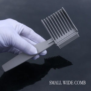 Professional Barber Gradient Cutting Comb Multi-Purpose Hair Trimming Tool with Flat Edge & Positioning Guide ﻿