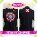 BAJU / KAOS XP TSHIRT CAPTAIN AMERICA FONT LOGO SPANDEK. 